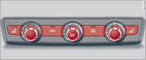 Heizungs-/Belüftungsanlage bzw. manuelle Klimaanlage*: Bedienelemente