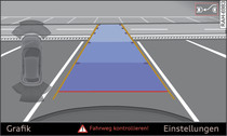 MMI: Fahrzeug ausrichten