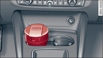 Front centre console: Ashtray