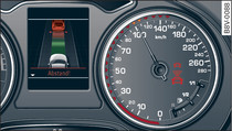 Instrument cluster: Driver intervention prompt