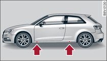 Sills: markings (example)