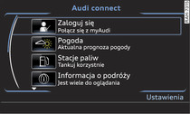 Usługi Audi connect