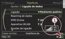 Configurar uma ligação de dados