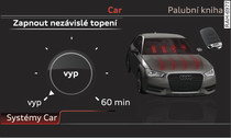 MMI: okamžité zapnutí/vypnutí nezávislého topení