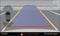 MMI: Fahrzeug ausrichten