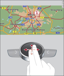 Fig. 202Desplazar el mapa