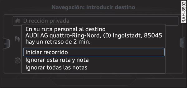 Fig. 230Nota sobre la ruta personal