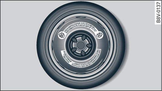 Fig. 335 Roue d urgence (exemple)