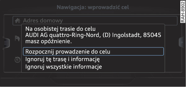 Rys. 230Informacja o trasie osobistej