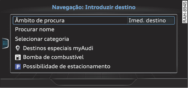 Fig. 227Exemplo: Procurar destino especial