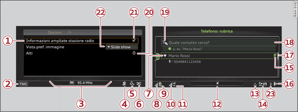 Fig. 202Figura esemplificativa: menù e simboli