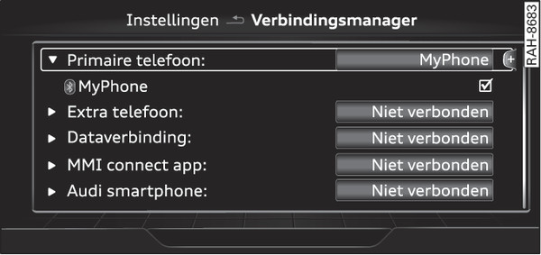 Afbeelding 255Verbindingsmanager