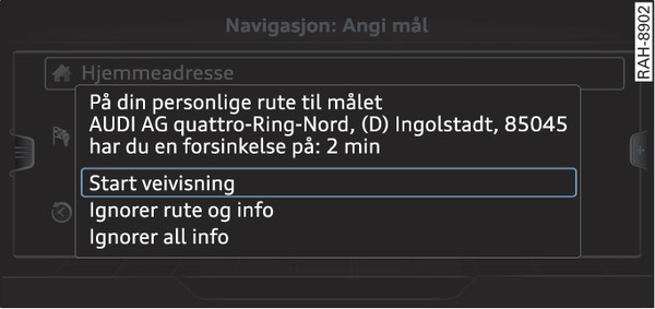 Bilde 227Informasjon om personlig rute