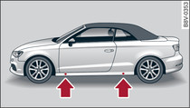 Sills: markings (example)