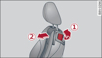 Sedile del conducente: dispositivo per l'accesso facilitato