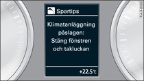 Kombiinstrument: Sparråd