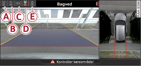 Fig. 160 Infotainment: valg af indstilling