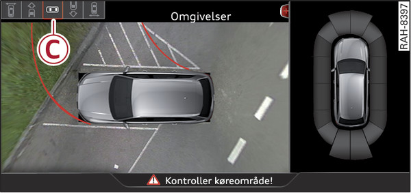 Fig. 164 Infotainment: indstillingen omgivelser