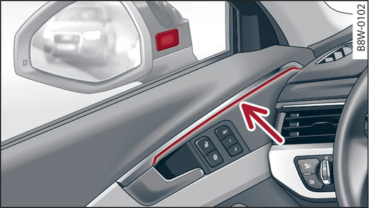 Fig. 146 Door: Warning strip