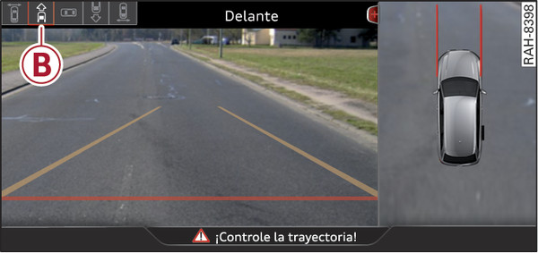 Fig. 163Infotainment: Modo delante