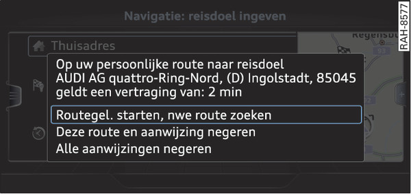 Afbeelding 221Aanwijzing voor de persoonlijke route