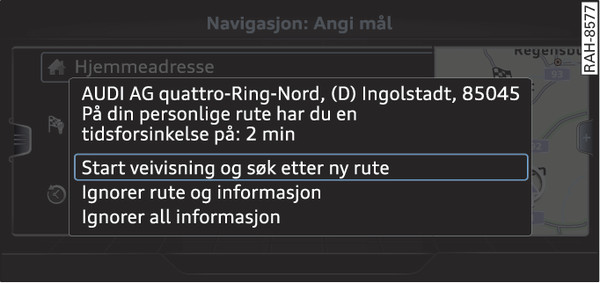 Bilde 221Informasjon om personlig rute