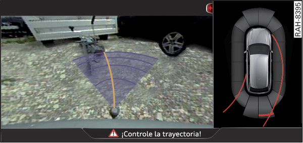 Fig. 170Infotainment: Vista del remolque