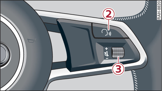 Fig. 13 Côté droit du volant multifonction