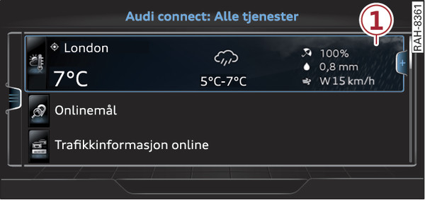 Bilde 221Startside Audi connect