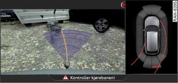 Bilde 170Infotainment: Tilhengervisning