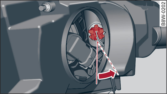 Fig. 367Farol: ficha de plástico do indicador de mudança de direção