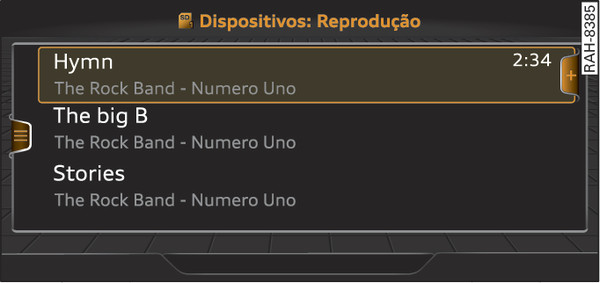 Fig. 258Exemplo: Lista de reprodução
