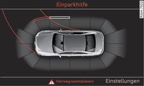 Infotainment: Optische Abstandsanzeige