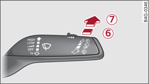 Avant/allroad: Accionamiento del limpialuneta