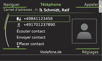 Appeler un contact