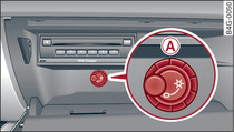 Cassetto portaoggetti: attivazione e disattivazione della funzione di refrigerazione