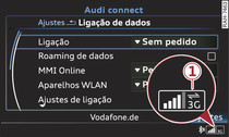 Configurar uma ligação de dados