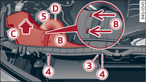 Removing air cleaner housing