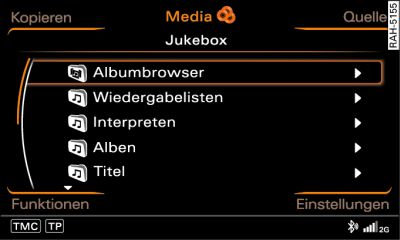 Ordnerstruktur der Jukebox