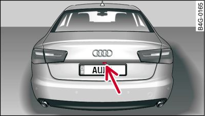 Boot lid: Location of reversing camera