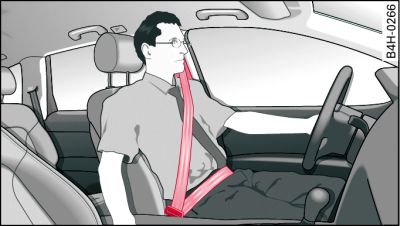 Positioning of head restraints and seat belts