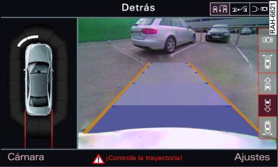 Infotainment: Orientar el vehículo