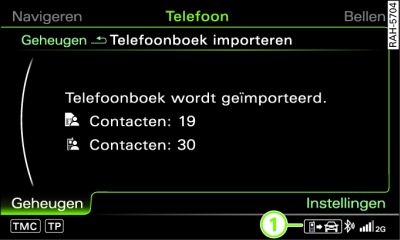 Telefoonboek handmatig importeren