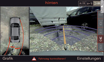 Infotainment: Modus hinten