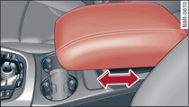 Armlehne zwischen Fahrer- und Beifahrersitz