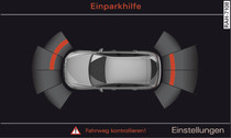 Infotainment: Optische Abstandsanzeige