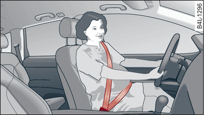 Positioning seat belts during pregnancy