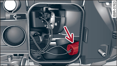 Halogen headlight unit: Bulb for turn signal