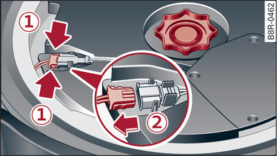 Cuvelage de la roue de secours : caisson de basses