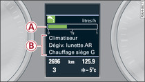 Combiné d'instruments : consommateurs supplémentaires